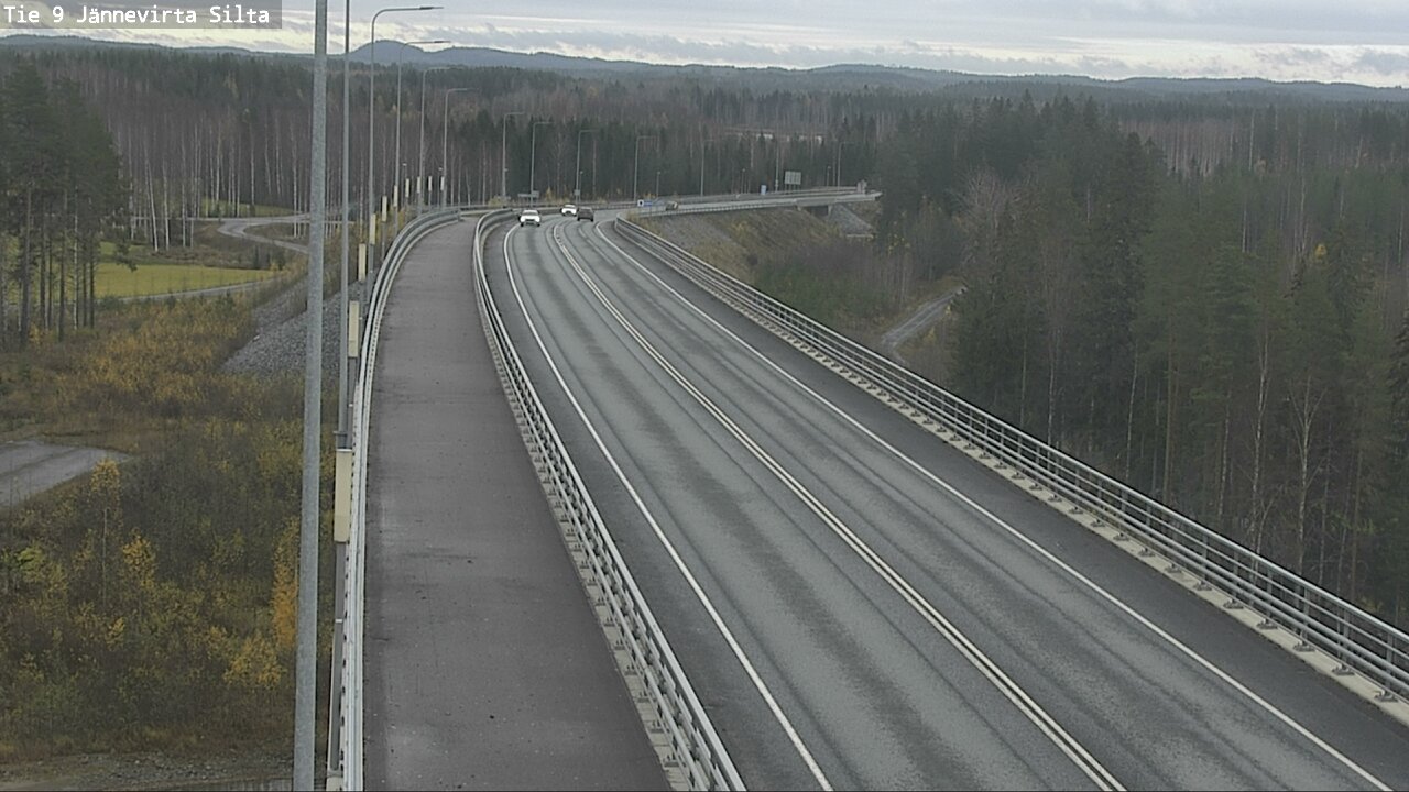Weather Camera Image Väg 9 Kuopio, Jännevirran silta, Kuopio, Pohjois-Savo