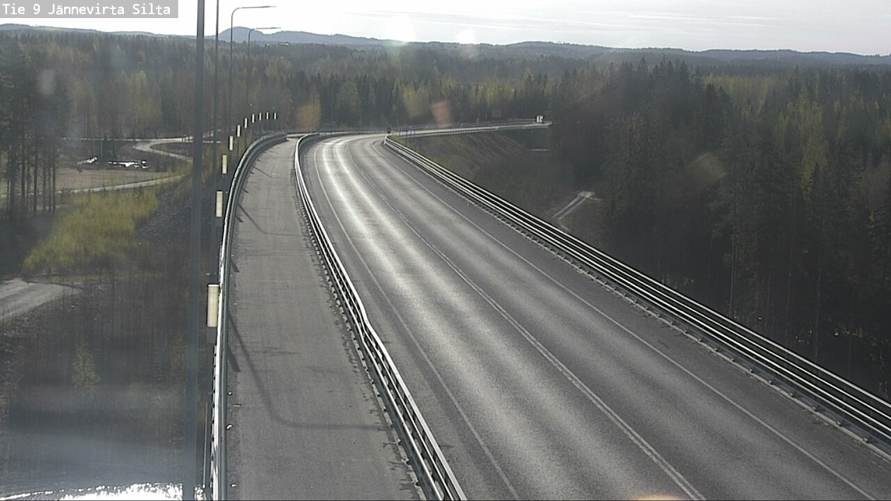 Weather Camera Image Väg 9 Kuopio, Jännevirran silta, Kuopio, Pohjois-Savo