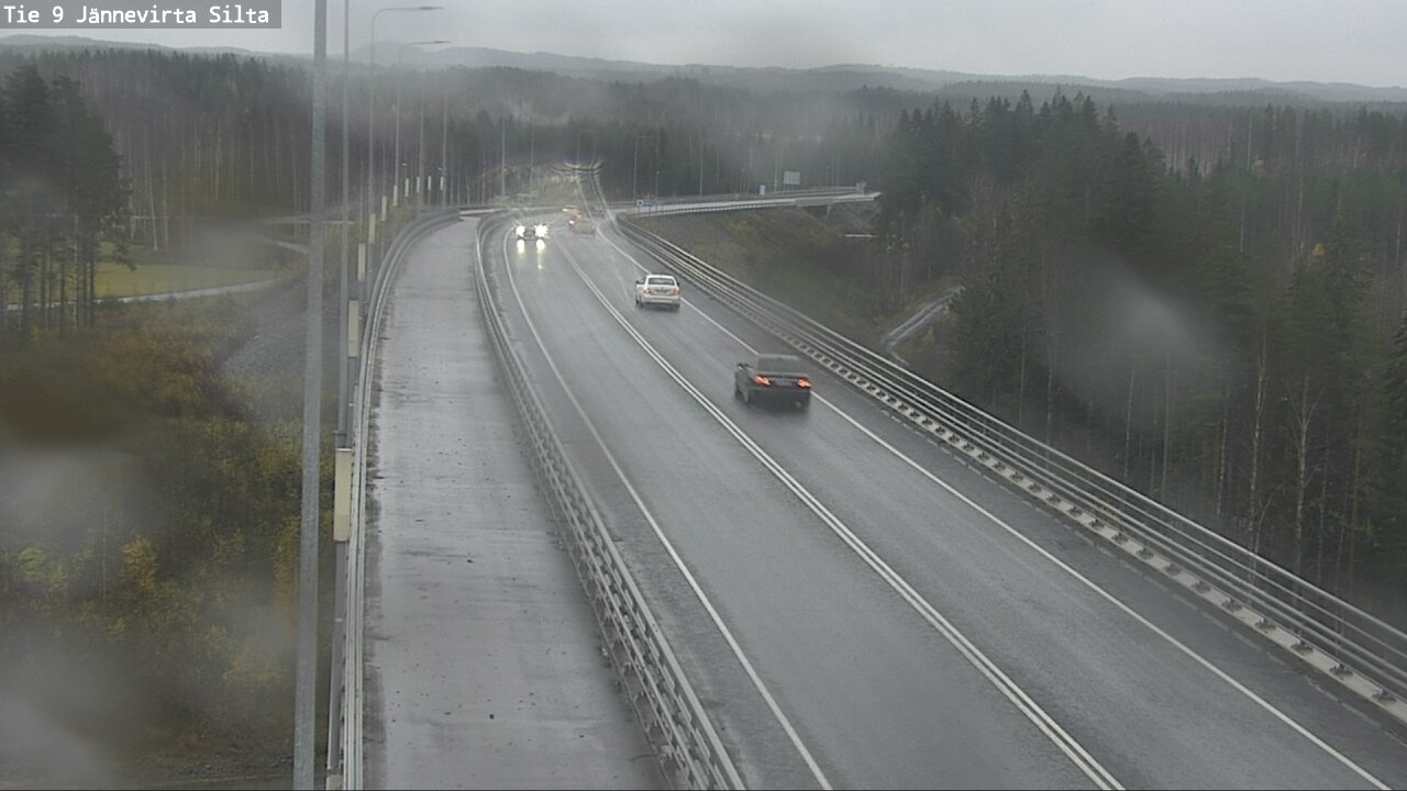 Weather Camera Image Väg 9 Kuopio, Jännevirran silta, Kuopio, Pohjois-Savo