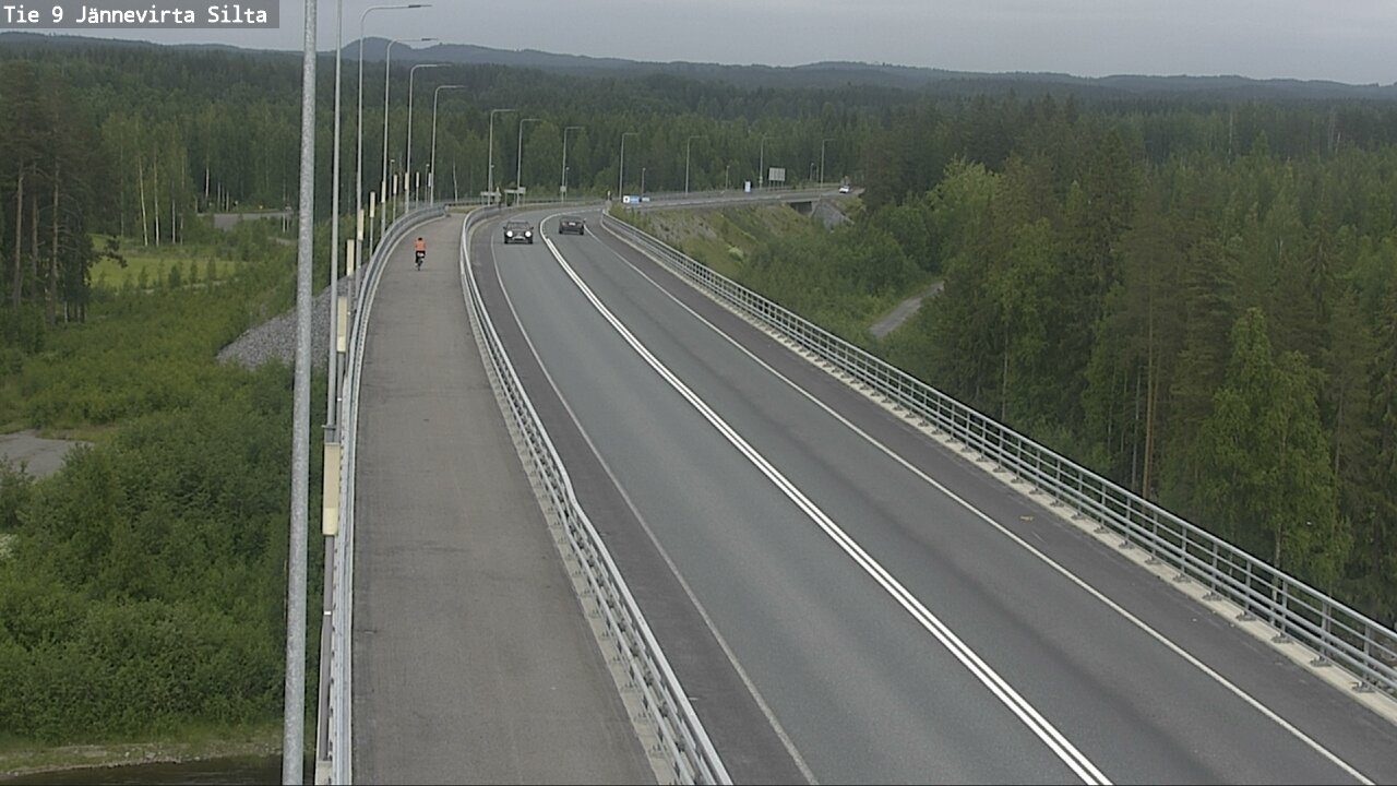 Kelikamerat Kuva Tie 9 Kuopio, Jännevirran silta, Kuopio, Pohjois-Savo