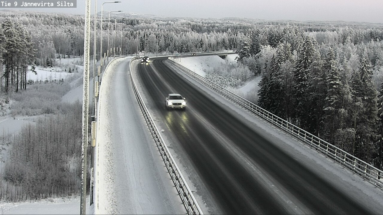 Weather Camera Image Väg 9 Kuopio, Jännevirran silta, Kuopio, Pohjois-Savo