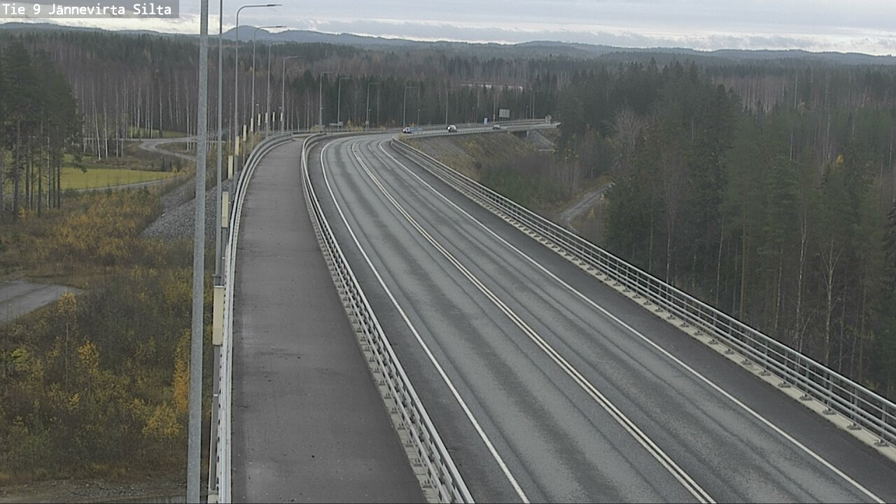 Weather Camera Image Väg 9 Kuopio, Jännevirran silta, Kuopio, Pohjois-Savo