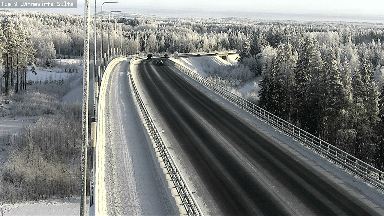 Weather Camera Image Väg 9 Kuopio, Jännevirran silta, Kuopio, Pohjois-Savo