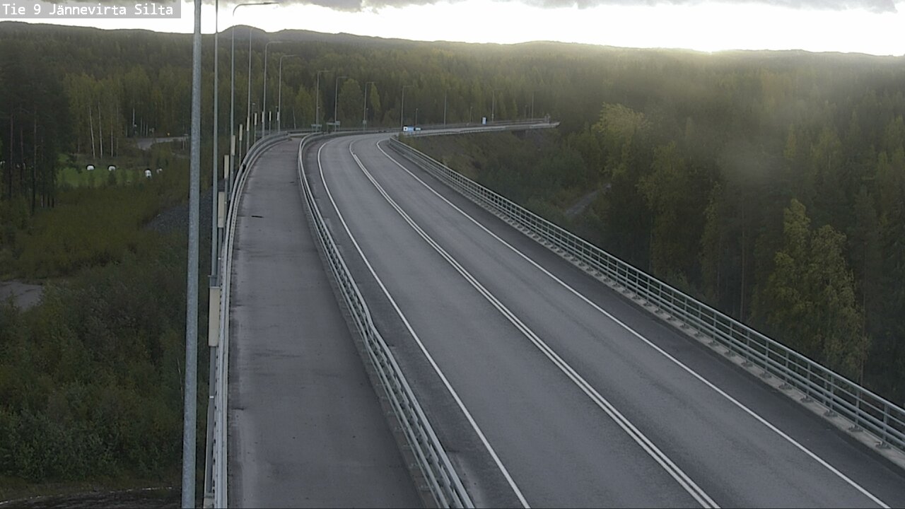 Weather Camera Image Road 9 Kuopio, Jännevirran silta, Kuopio, Pohjois-Savo