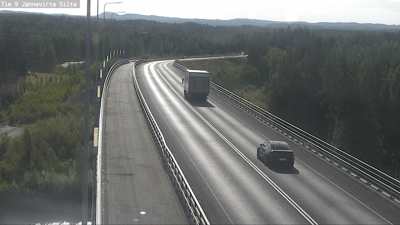 Weather Camera Image Road 9 Kuopio, Jännevirran silta, Kuopio, Pohjois-Savo