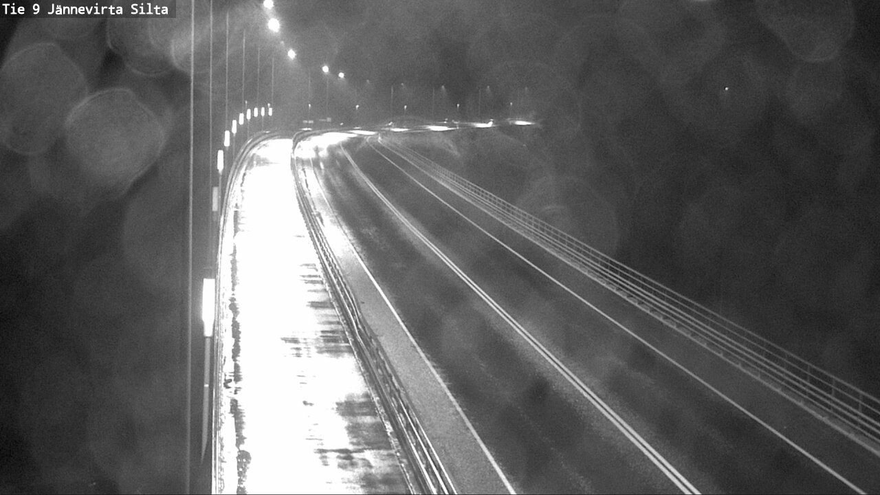 Weather Camera Image Road 9 Kuopio, Jännevirran silta, Kuopio, Pohjois-Savo