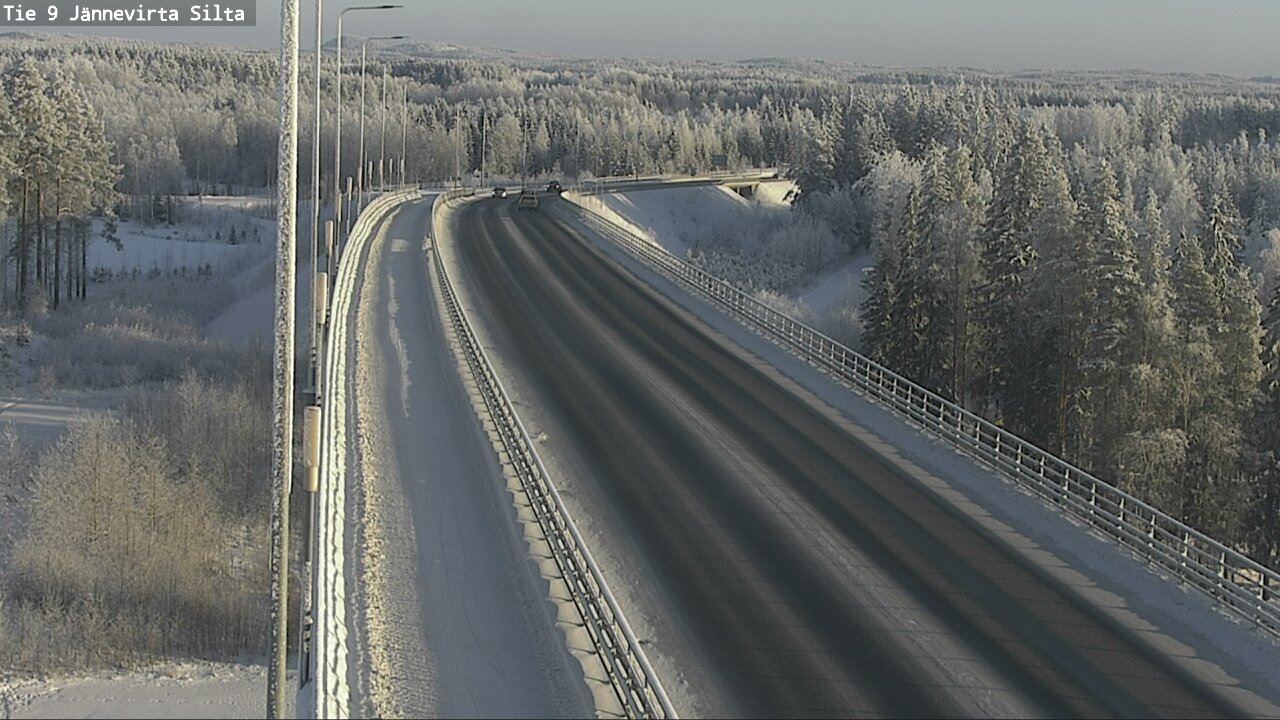 Weather Camera Image Väg 9 Kuopio, Jännevirran silta, Kuopio, Pohjois-Savo