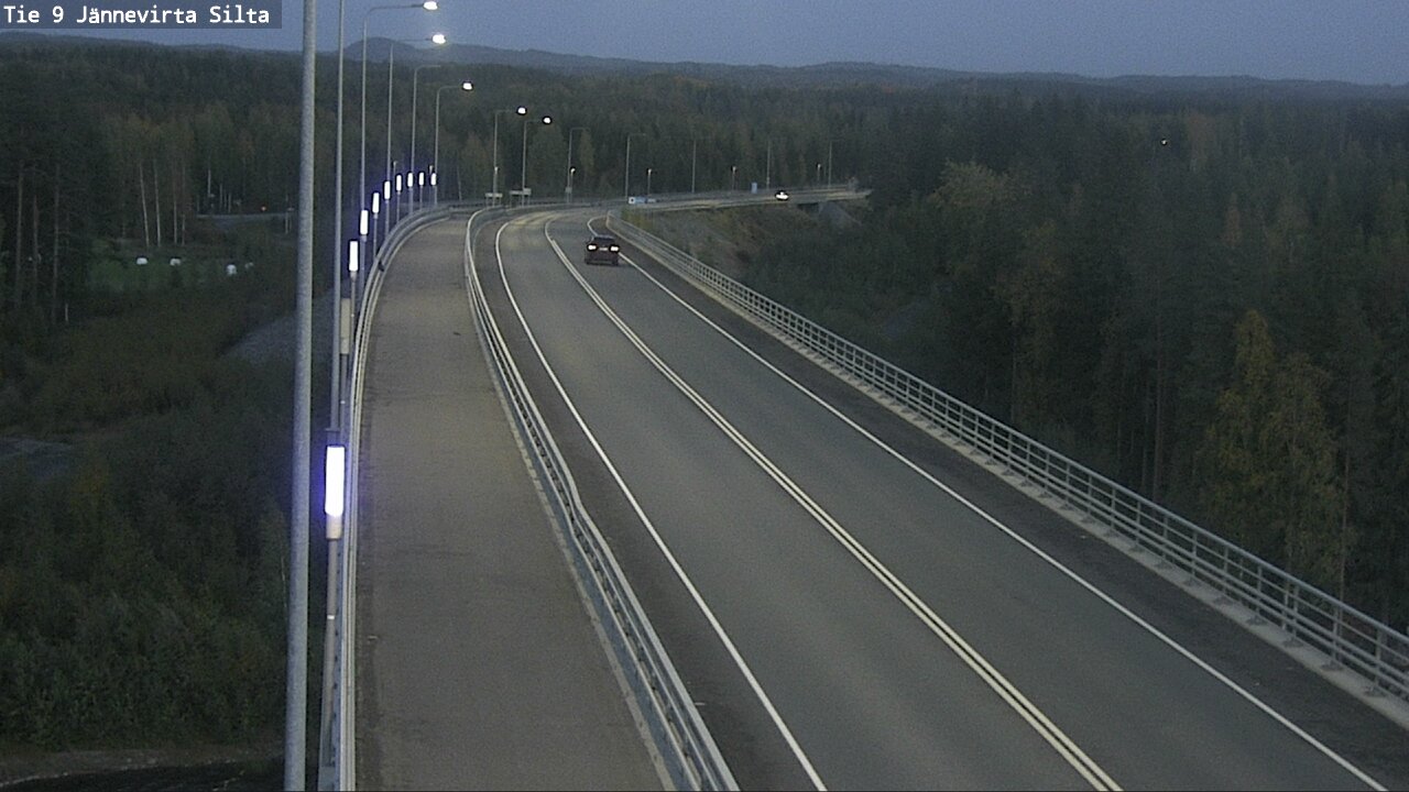 Weather Camera Image Road 9 Kuopio, Jännevirran silta, Kuopio, Pohjois-Savo