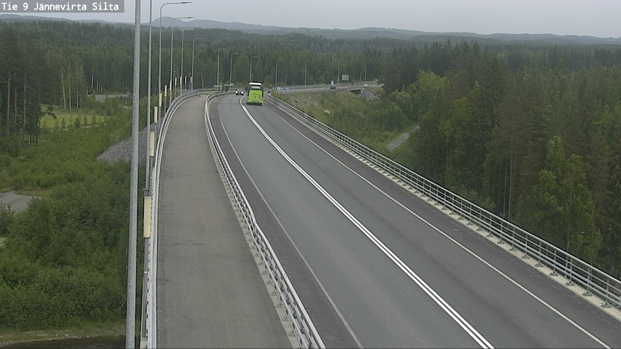 Kelikamerat Kuva Tie 9 Kuopio, Jännevirran silta, Kuopio, Pohjois-Savo