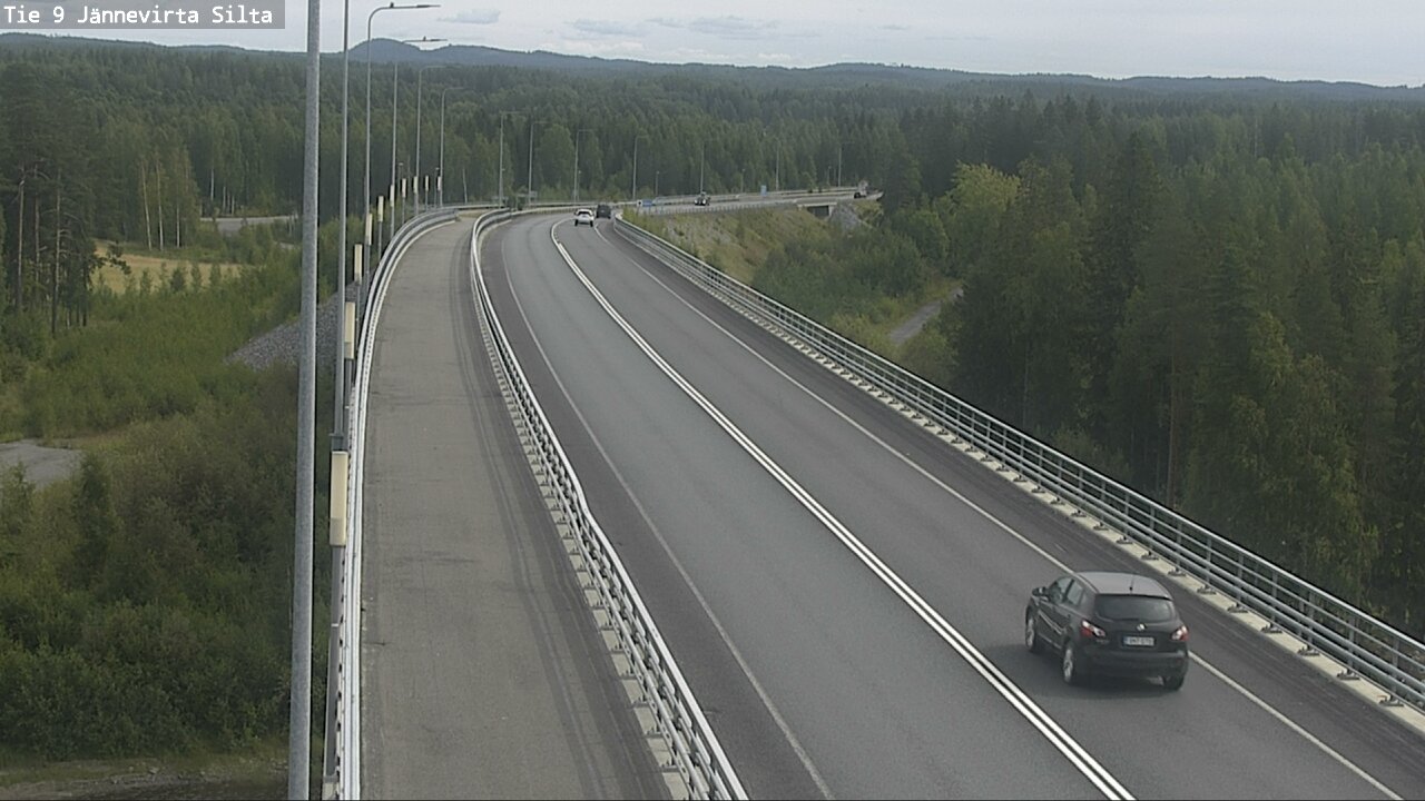 Weather Camera Image Road 9 Kuopio, Jännevirran silta, Kuopio, Pohjois-Savo