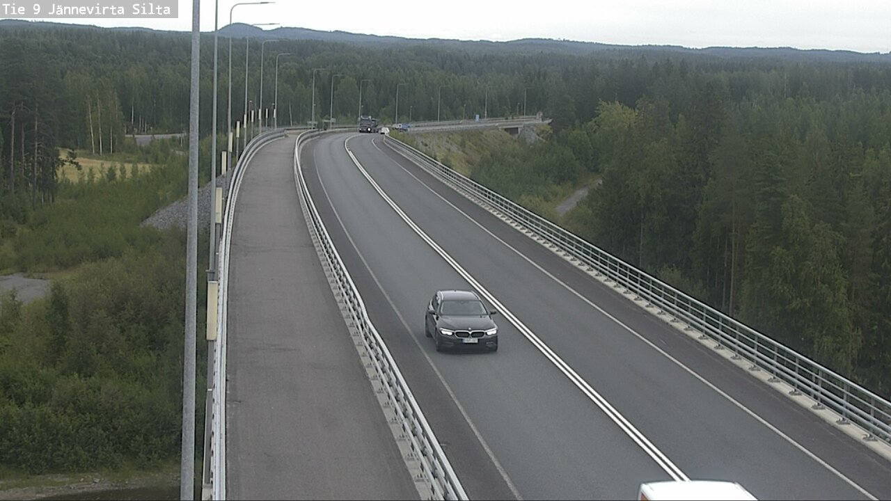 Weather Camera Image Road 9 Kuopio, Jännevirran silta, Kuopio, Pohjois-Savo