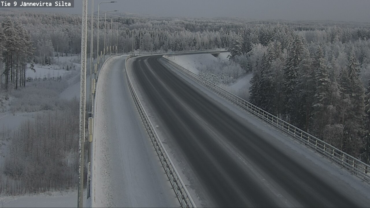 Weather Camera Image Väg 9 Kuopio, Jännevirran silta, Kuopio, Pohjois-Savo