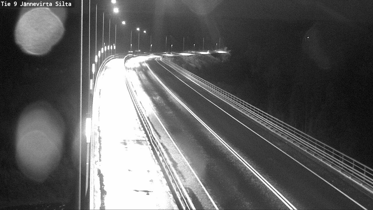 Weather Camera Image Road 9 Kuopio, Jännevirran silta, Kuopio, Pohjois-Savo