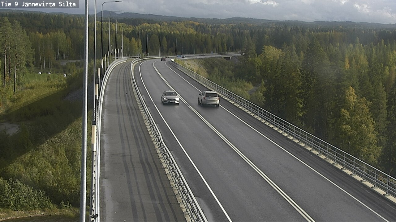 Weather Camera Image Road 9 Kuopio, Jännevirran silta, Kuopio, Pohjois-Savo