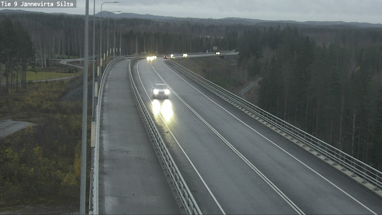 Weather Camera Image Väg 9 Kuopio, Jännevirran silta, Kuopio, Pohjois-Savo