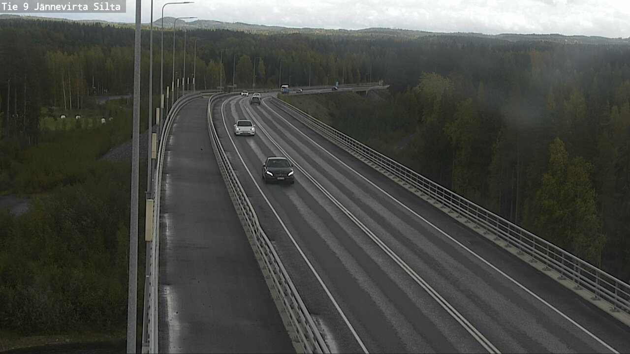 Weather Camera Image Road 9 Kuopio, Jännevirran silta, Kuopio, Pohjois-Savo