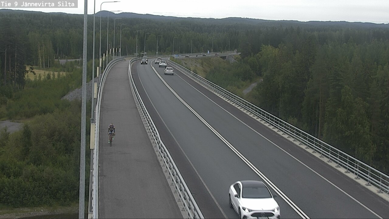 Weather Camera Image Road 9 Kuopio, Jännevirran silta, Kuopio, Pohjois-Savo