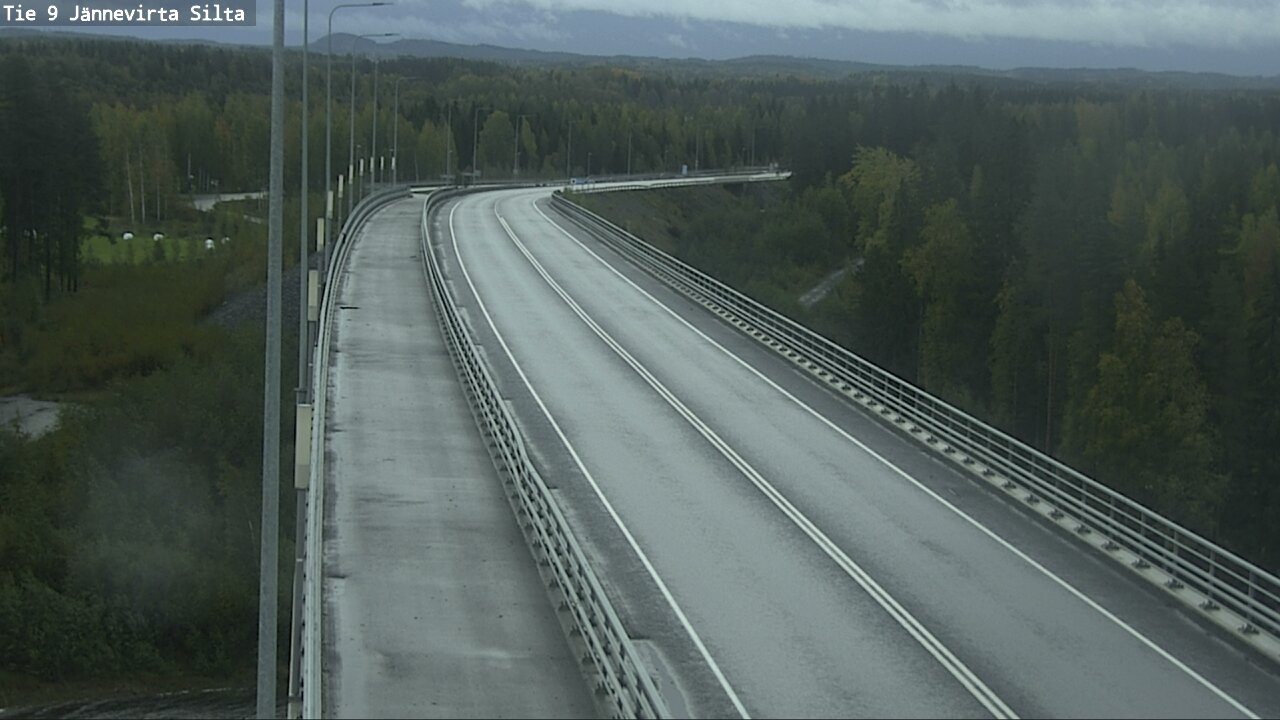 Weather Camera Image Road 9 Kuopio, Jännevirran silta, Kuopio, Pohjois-Savo