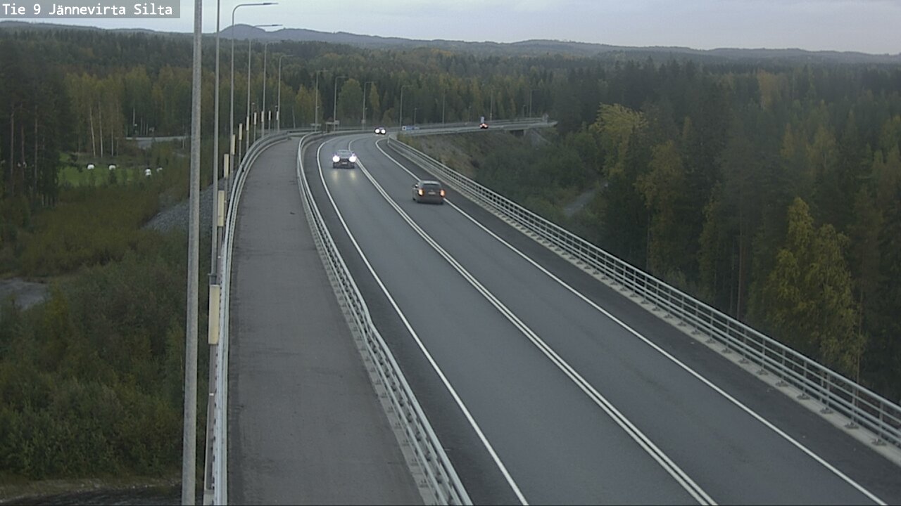 Weather Camera Image Road 9 Kuopio, Jännevirran silta, Kuopio, Pohjois-Savo