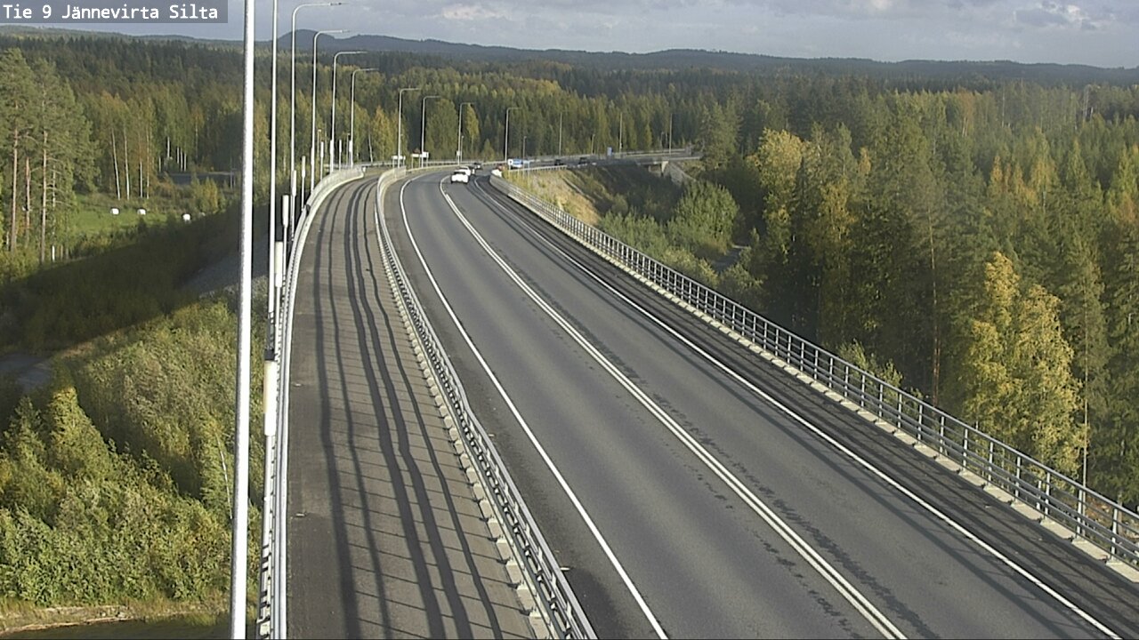 Weather Camera Image Road 9 Kuopio, Jännevirran silta, Kuopio, Pohjois-Savo
