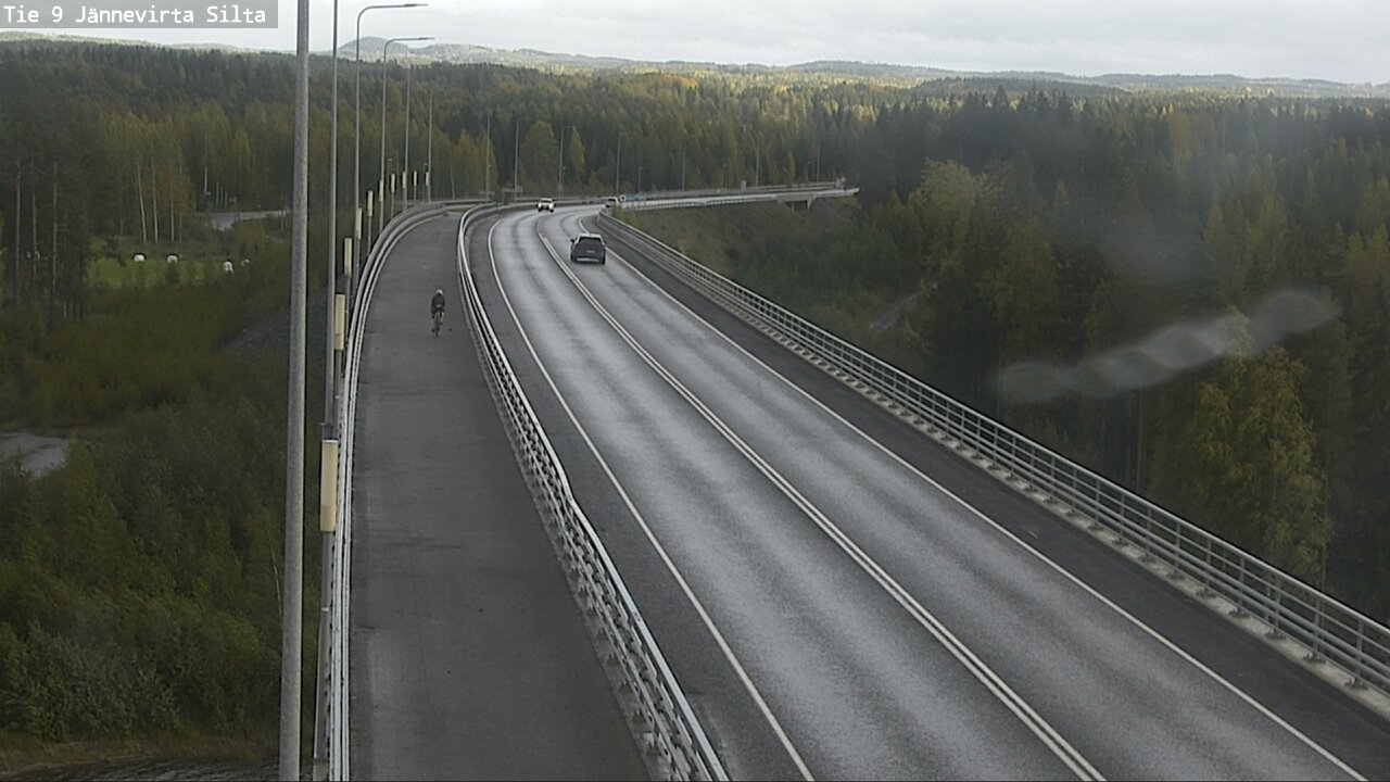 Weather Camera Image Road 9 Kuopio, Jännevirran silta, Kuopio, Pohjois-Savo