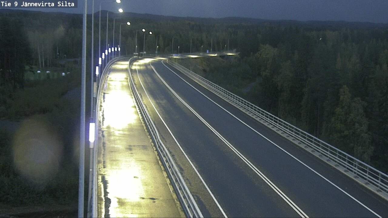 Weather Camera Image Road 9 Kuopio, Jännevirran silta, Kuopio, Pohjois-Savo
