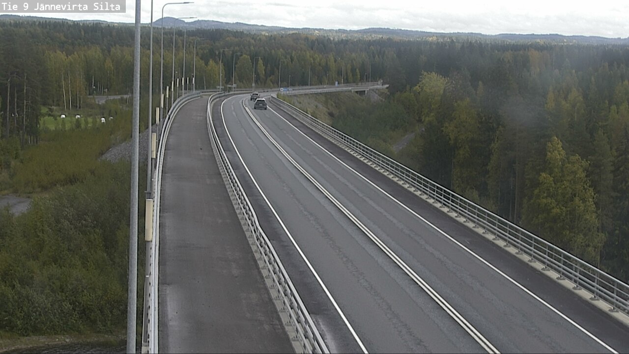 Weather Camera Image Road 9 Kuopio, Jännevirran silta, Kuopio, Pohjois-Savo