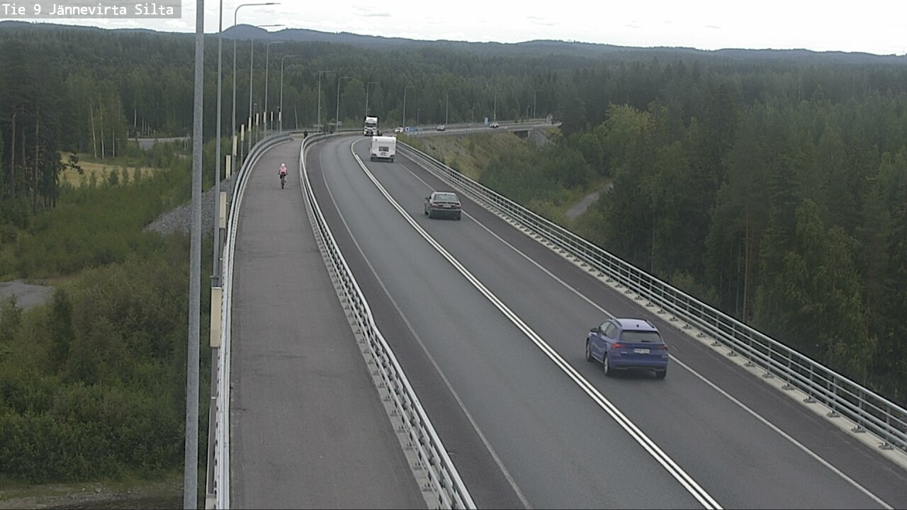 Weather Camera Image Road 9 Kuopio, Jännevirran silta, Kuopio, Pohjois-Savo