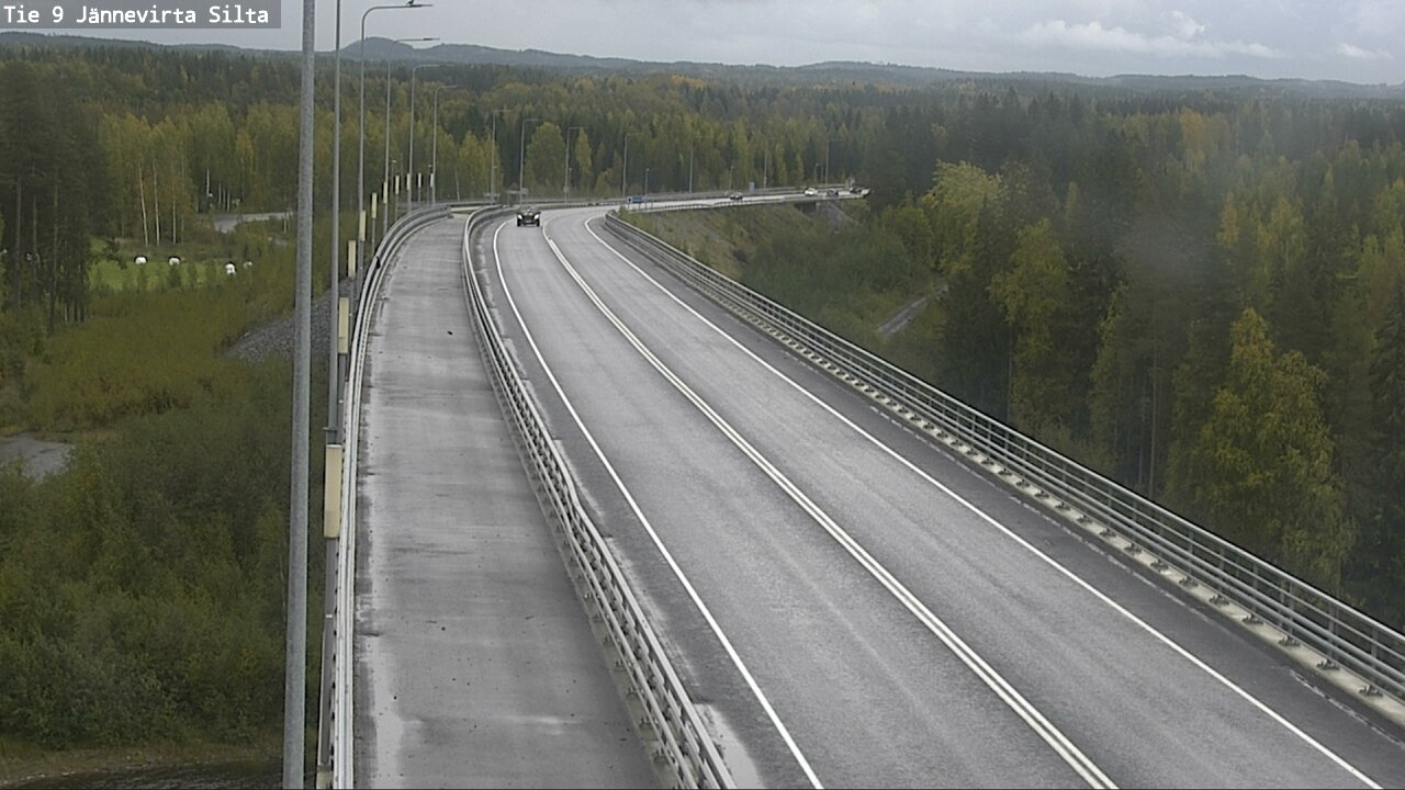 Weather Camera Image Road 9 Kuopio, Jännevirran silta, Kuopio, Pohjois-Savo