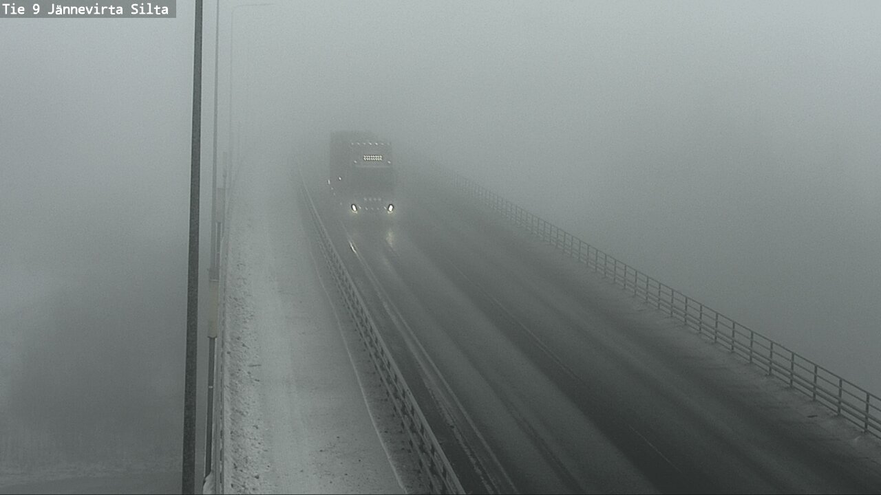 Weather Camera Image Road 9 Kuopio, Jännevirran silta, Kuopio, Pohjois-Savo