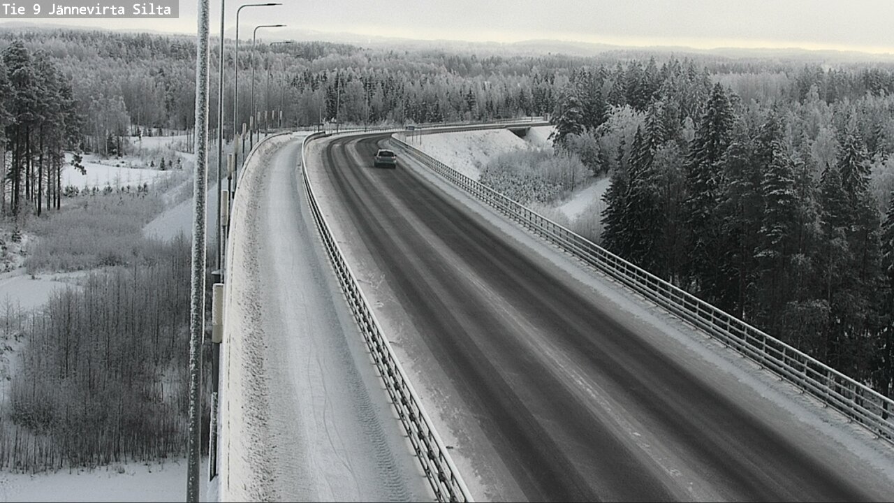 Weather Camera Image Väg 9 Kuopio, Jännevirran silta, Kuopio, Pohjois-Savo