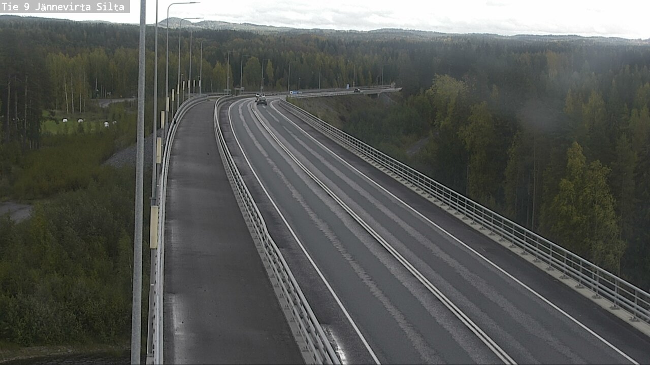 Weather Camera Image Road 9 Kuopio, Jännevirran silta, Kuopio, Pohjois-Savo
