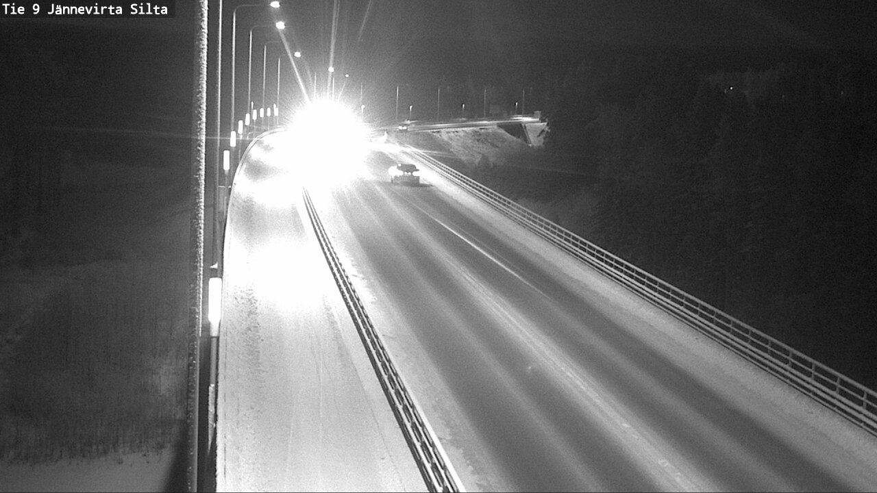 Weather Camera Image Väg 9 Kuopio, Jännevirran silta, Kuopio, Pohjois-Savo