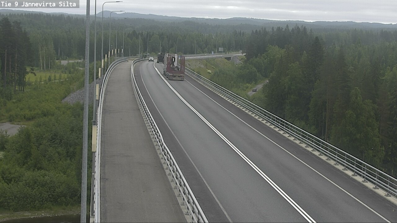 Kelikamerat Kuva Tie 9 Kuopio, Jännevirran silta, Kuopio, Pohjois-Savo