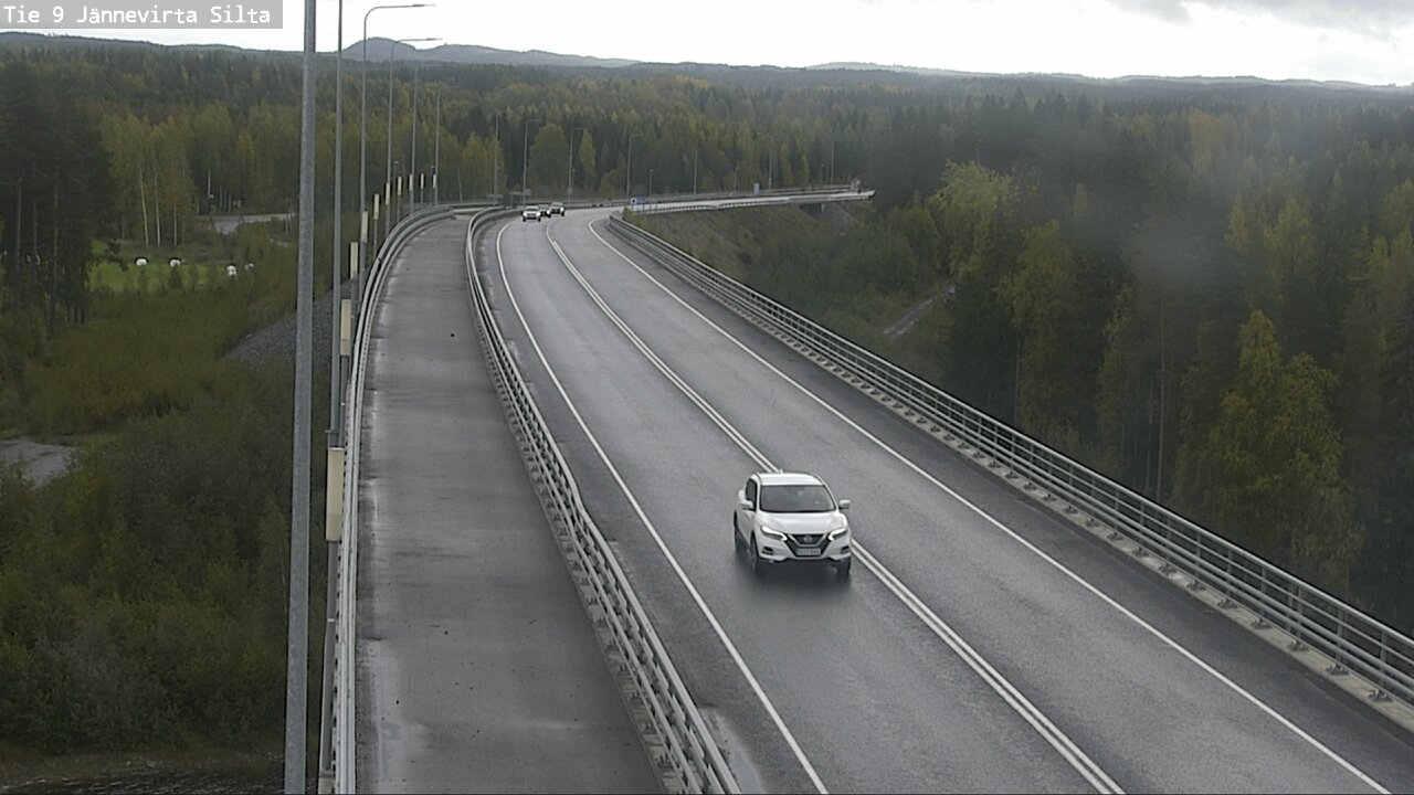 Weather Camera Image Road 9 Kuopio, Jännevirran silta, Kuopio, Pohjois-Savo