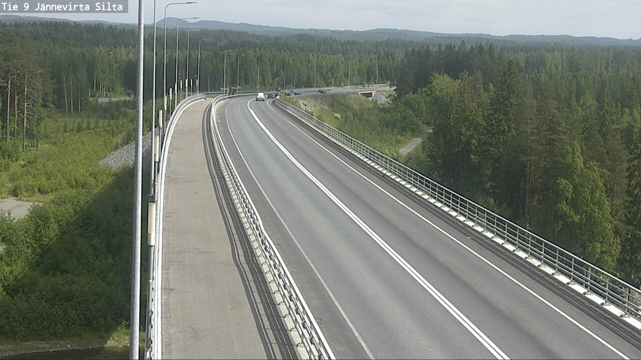 Kelikamerat Kuva Tie 9 Kuopio, Jännevirran silta, Kuopio, Pohjois-Savo