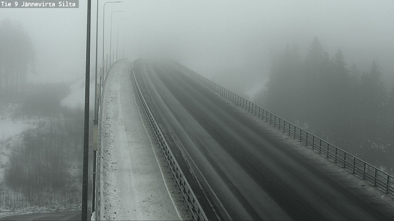 Weather Camera Image Road 9 Kuopio, Jännevirran silta, Kuopio, Pohjois-Savo