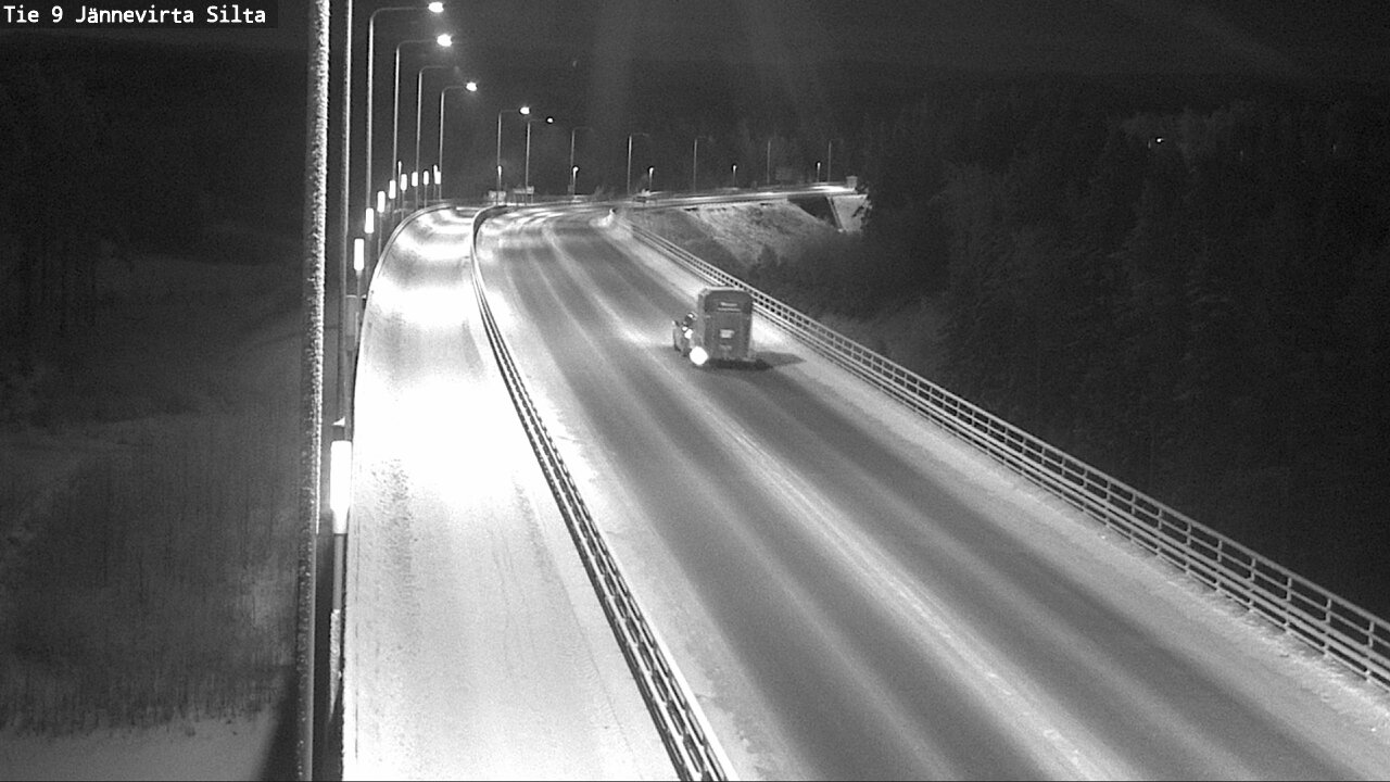 Weather Camera Image Väg 9 Kuopio, Jännevirran silta, Kuopio, Pohjois-Savo