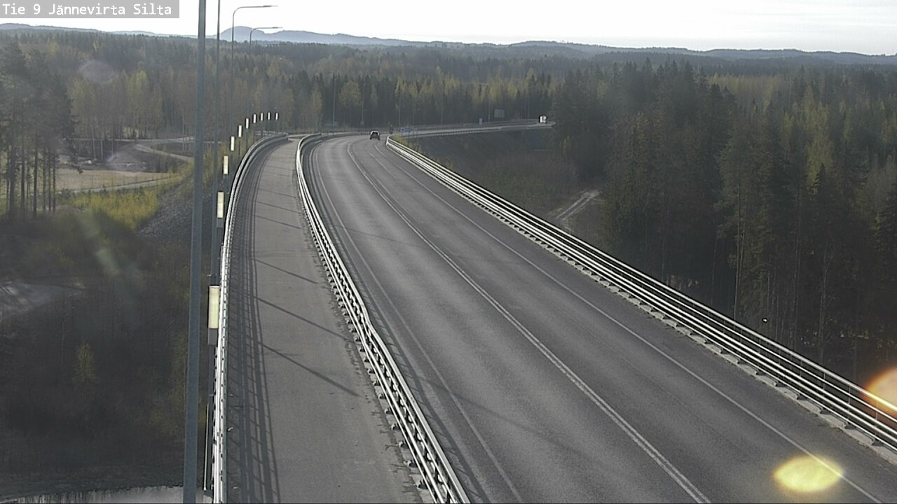 Weather Camera Image Väg 9 Kuopio, Jännevirran silta, Kuopio, Pohjois-Savo
