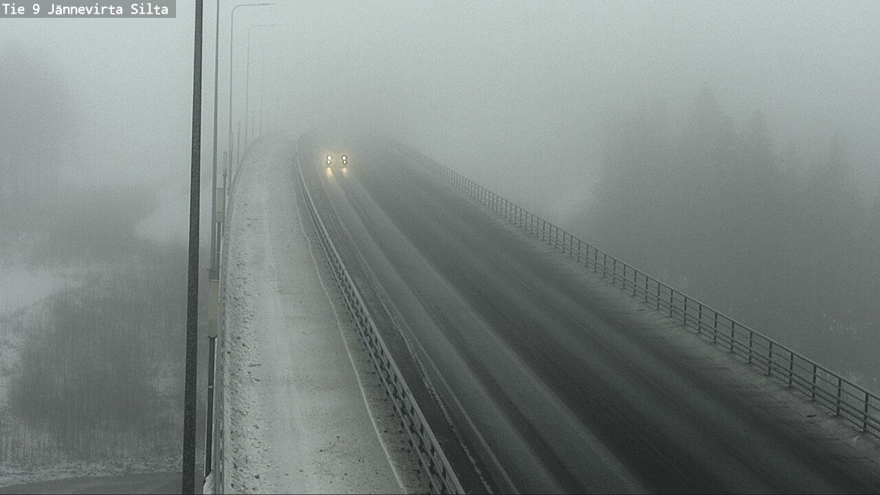 Weather Camera Image Road 9 Kuopio, Jännevirran silta, Kuopio, Pohjois-Savo