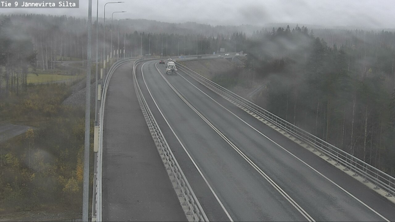 Weather Camera Image Väg 9 Kuopio, Jännevirran silta, Kuopio, Pohjois-Savo