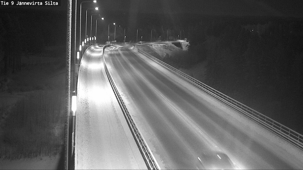 Weather Camera Image Väg 9 Kuopio, Jännevirran silta, Kuopio, Pohjois-Savo