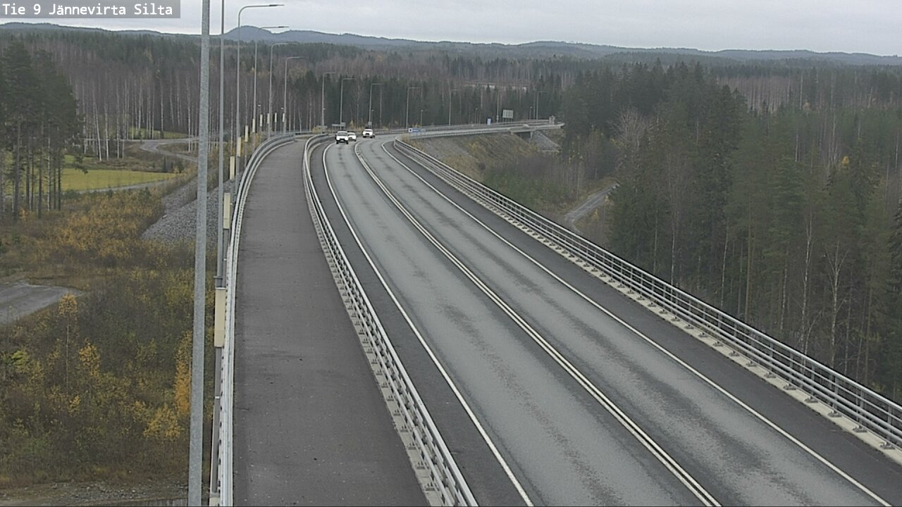 Weather Camera Image Väg 9 Kuopio, Jännevirran silta, Kuopio, Pohjois-Savo