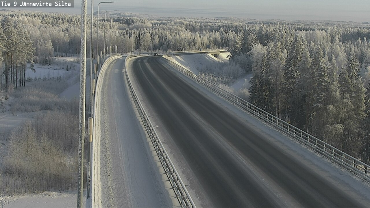 Weather Camera Image Väg 9 Kuopio, Jännevirran silta, Kuopio, Pohjois-Savo