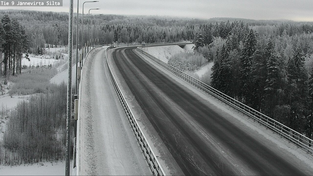 Weather Camera Image Väg 9 Kuopio, Jännevirran silta, Kuopio, Pohjois-Savo