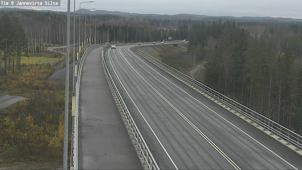Weather Camera Image Väg 9 Kuopio, Jännevirran silta, Kuopio, Pohjois-Savo