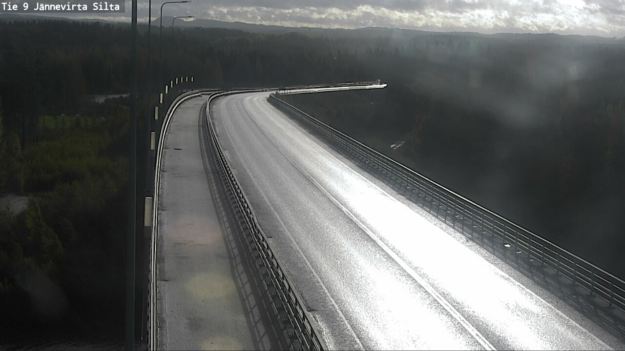 Weather Camera Image Road 9 Kuopio, Jännevirran silta, Kuopio, Pohjois-Savo