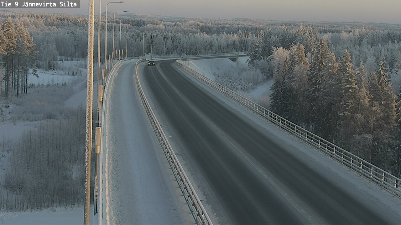 Weather Camera Image Väg 9 Kuopio, Jännevirran silta, Kuopio, Pohjois-Savo