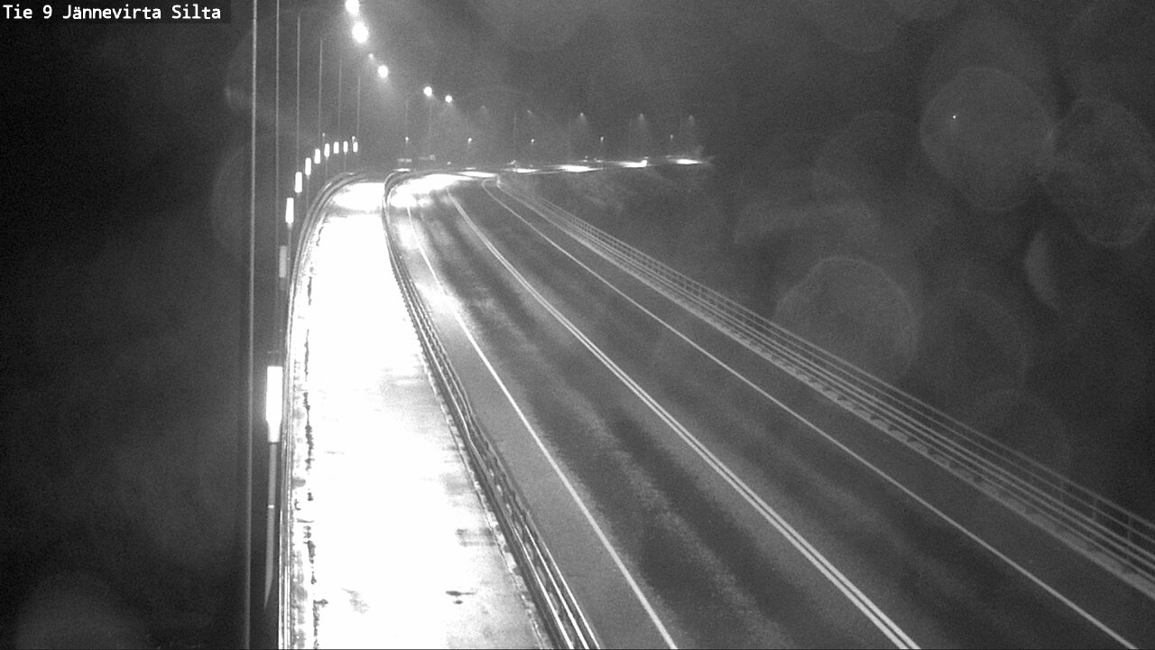 Weather Camera Image Road 9 Kuopio, Jännevirran silta, Kuopio, Pohjois-Savo