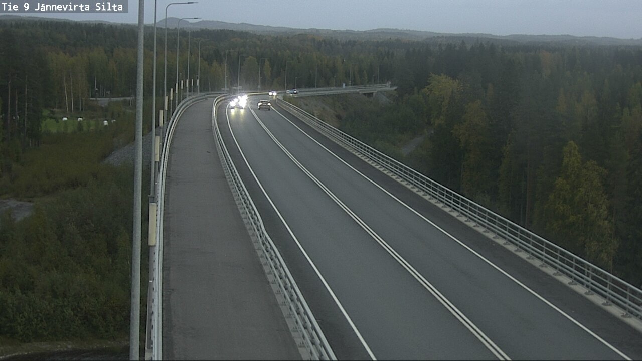 Weather Camera Image Road 9 Kuopio, Jännevirran silta, Kuopio, Pohjois-Savo